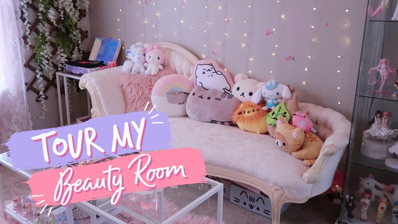 My Pastel Room Tour | Lolita Closet | Makeup Storage