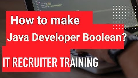 JAVA DEVELOPER Boolean Search | JAVA Developer String| IT Recruiter| US IT Recruiter Training