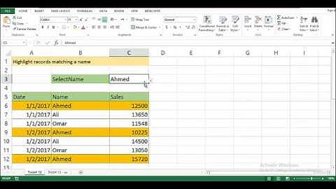 12. اسرار وخفايا اكسيل - التنسيق الشرطي الجزء الثاني
