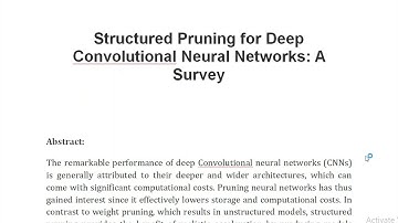Structured Pruning for Deep Convolutional Neural Networks A Survey