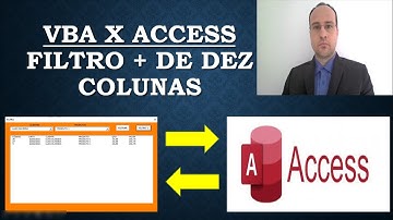FILTRAR TABELA do BANCO de DADOS ACCESS e CARREGAR + de DEZ COLUNAS em LISTBOX VBA - Aula 10