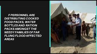 Role of PAF In Flood Relief and Rehabilitation Operations