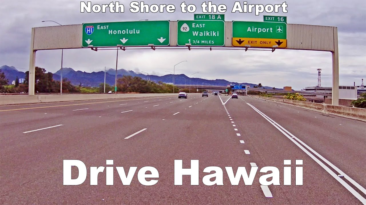 [4K] HAWAII DRIVE From North Shore to Honolulu Airport 2022 YouTube