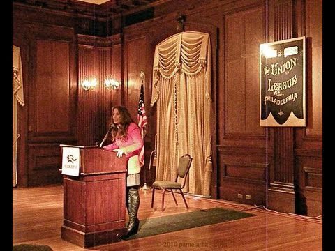 Pamela Geller speaks at the Union League Club in Philadelphia