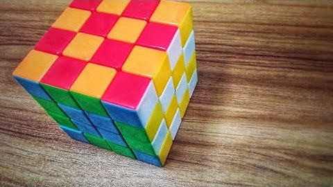 HOW TO MAKE CHECKER BOARD PATTERN IN 4×4 RUBIK