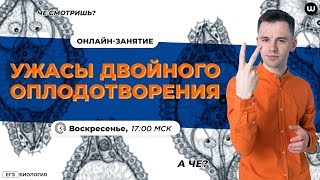 ⁣Ужасы двойного оплодотворения | ЕГЭ 2020