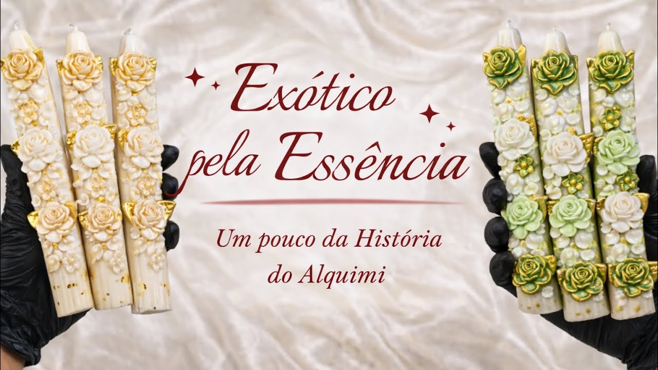 Criando as últimas Velas Gregas + Bate-Papo🌹🕯 