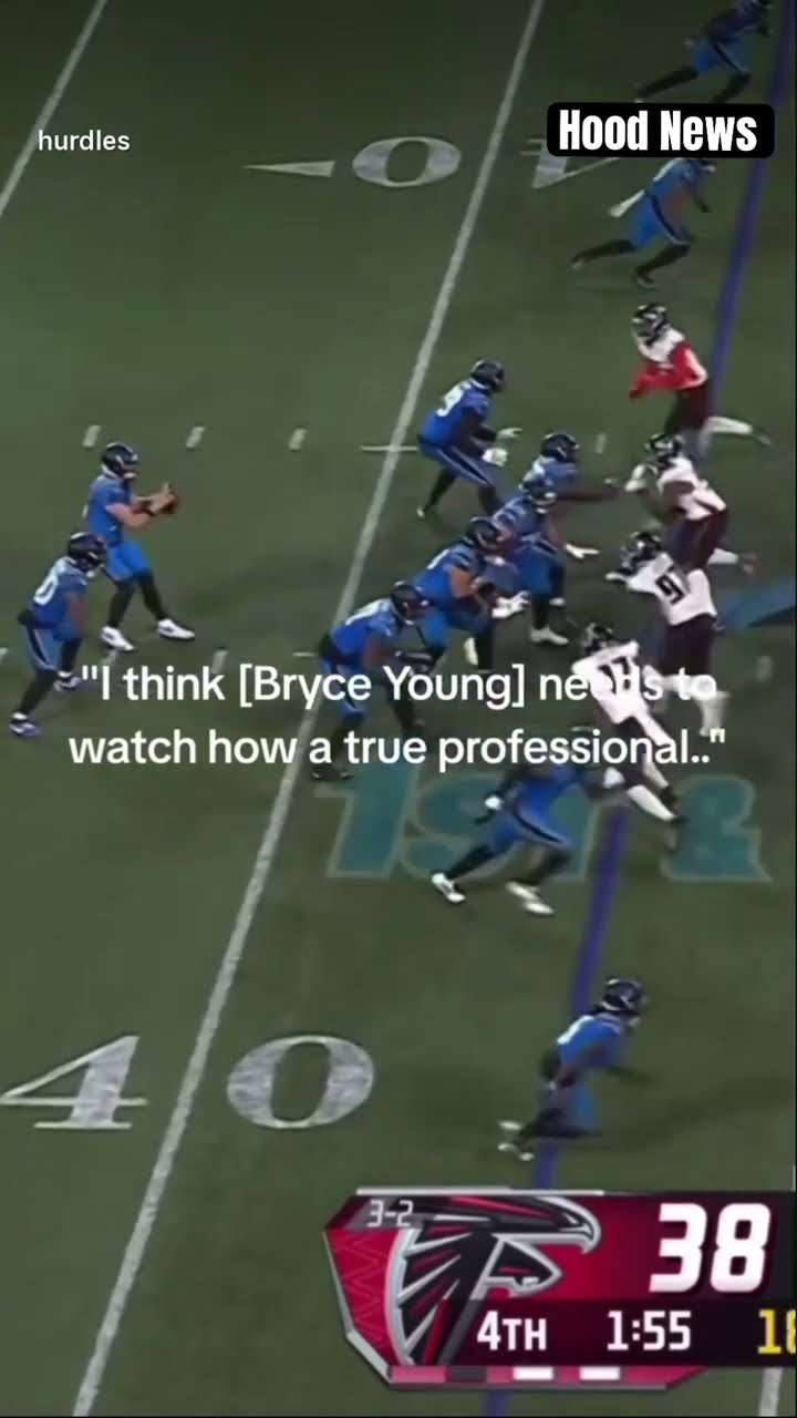 He needs to watch how a true professional… #hoodnews #bryceyoung #panthers #atlantafalcons #omg #how
