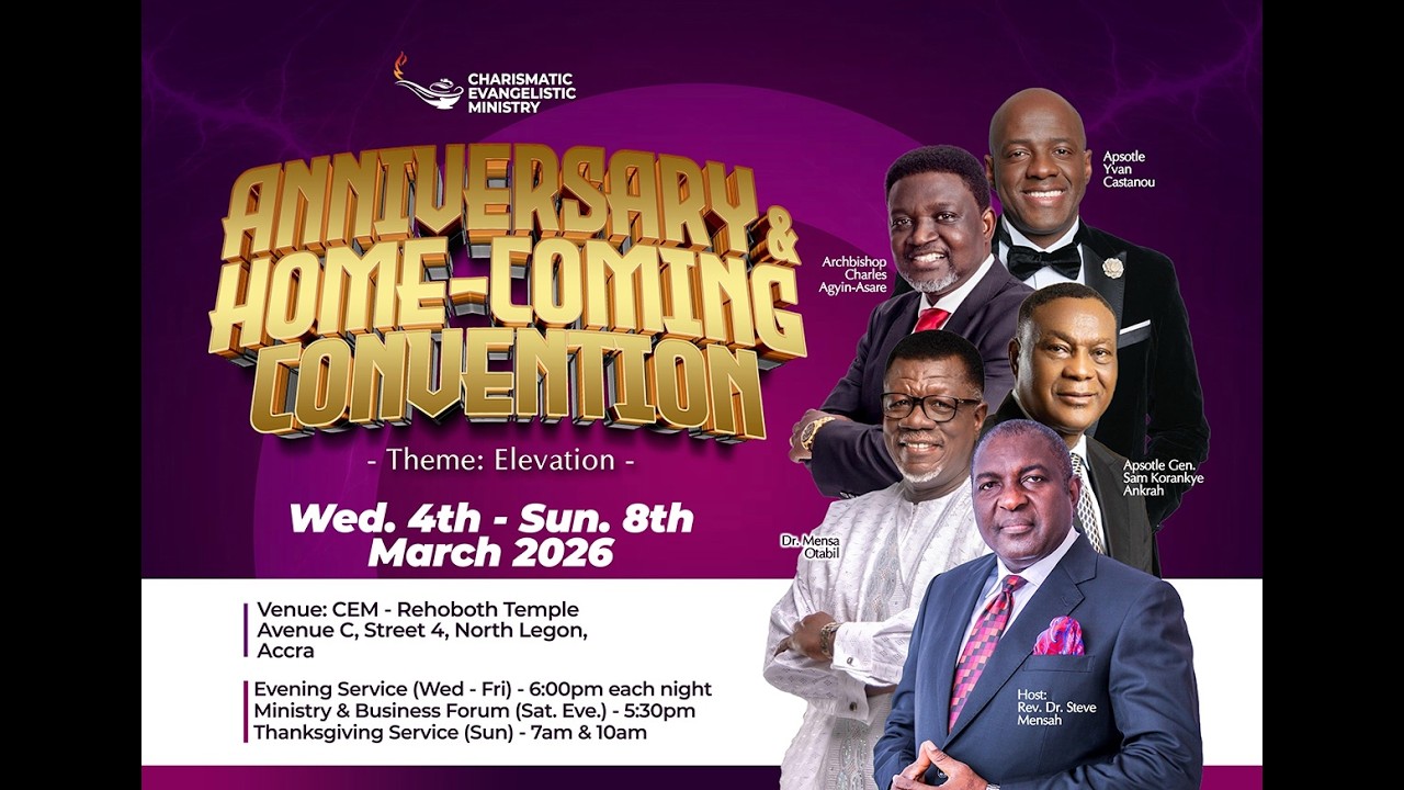 ANNIVERSARY & HOMECOMING CONVENTION 2026  || 4 MARCH 2026
