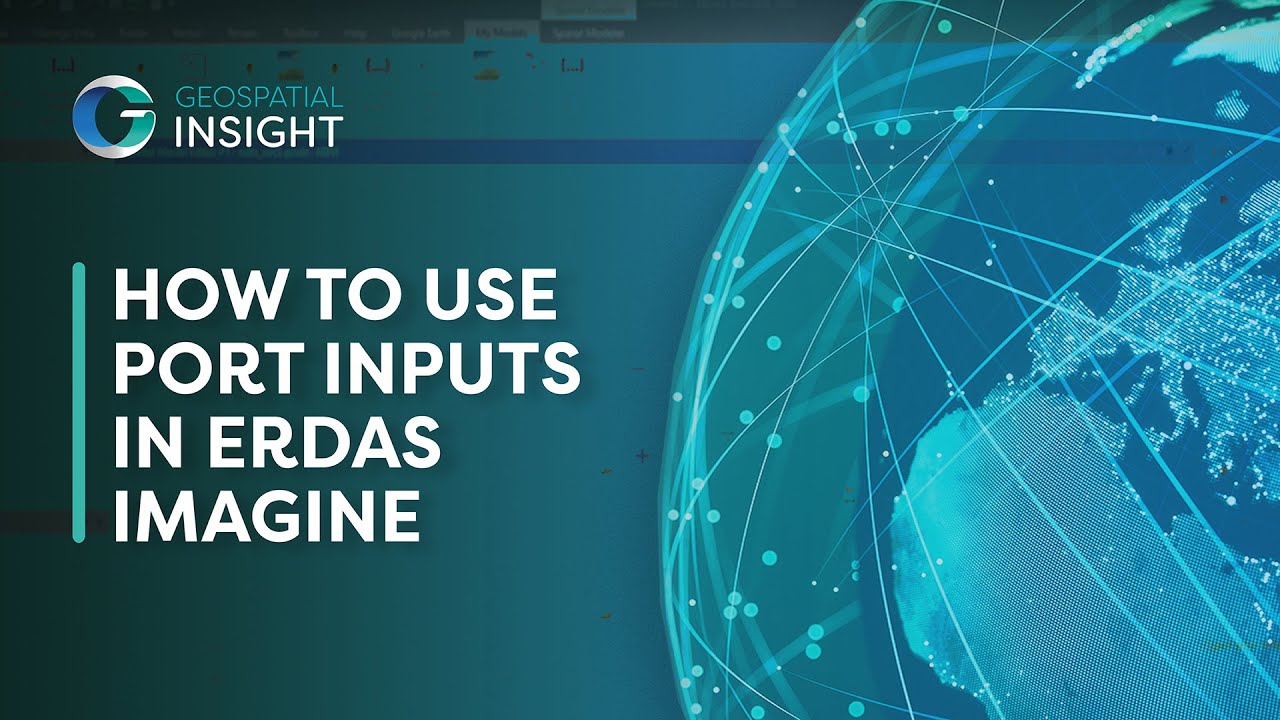 How to use port inputs in ERDAS IMAGINE || Simple Tutorials ERDAS Imagine