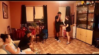 COUPLES FIGHTING INFRONT OF FAMILY- prank