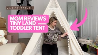 Setup and Review of Tiny Land Teepee Tent - should you buy it?! by Mariah Knight 230 views 4 months ago 3 minutes, 12 seconds
