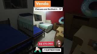 Vendo chácara no litoral paulista - Itanhaém R$ 270.000