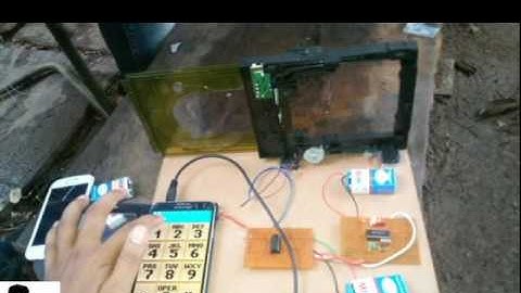 Cell Phone Based DTMF Controlled Garage Door Opening System Engineering Projects