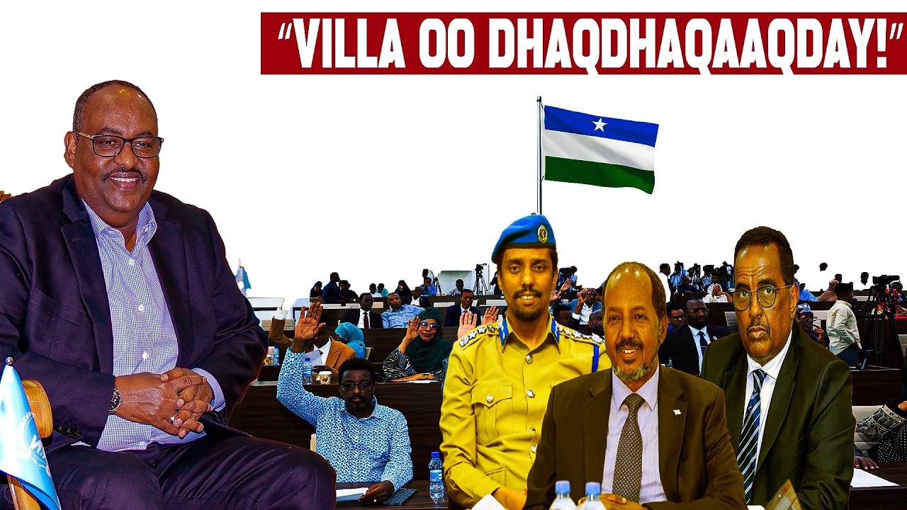 DEG DEG: Xasan Sh Oo Ku Dhawaaqay Tallaabo Ka Dhan Ah Puntland – Mucaaradkii Deni Villa Loo Yeeray!
