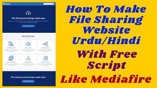 How to make File Sharing Website Like Mediafire | Full Tutorial | Filebob | Free PHP Script Download