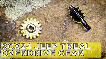 Axial SCX24 JEEP Indoor Build Ep.10 Treal Overdrive Differential Gears