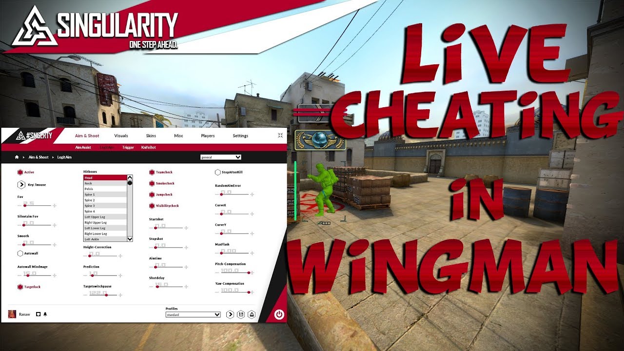 LIVE CHEATING CS:GO - www.singularity.wtf - sinq.aX - FREE TRIAL KEYS ...