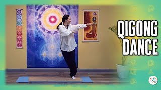 Easy Qigong Dance for Stress Relief | Body & Brain Under 10 Minute Routines