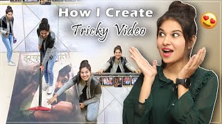 HOW I CREATE TRICKY VIDEO😍 | pushpa tricky video | BEHIND THE SCENE