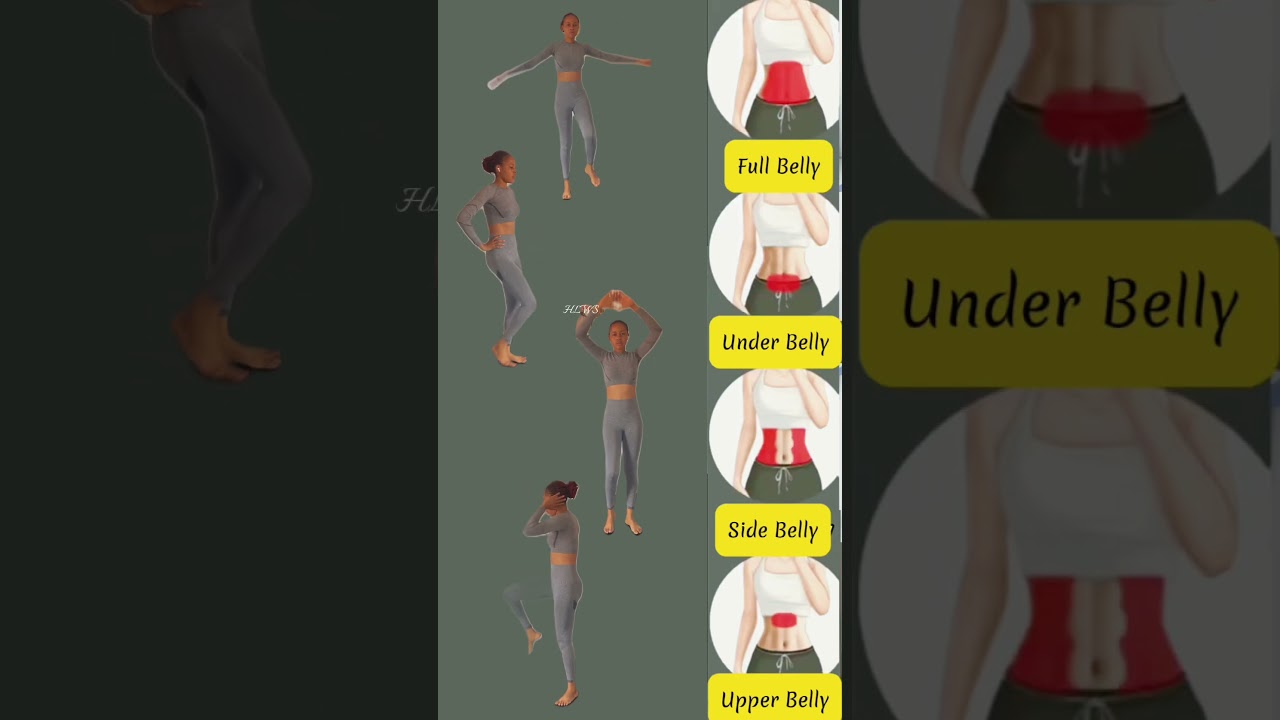 Slim body exercises weight lose belly fat in home Exercise 