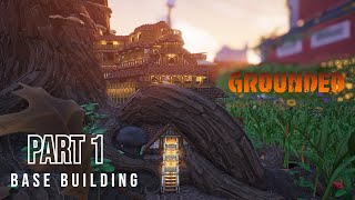 Oak Tree Base - GROUNDED New Game Plus Base Building Part 1 | Speed Build