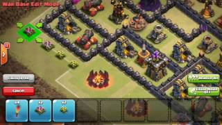 Th10 War Base Sinister 275 Walls Post Update Clash Of Clans