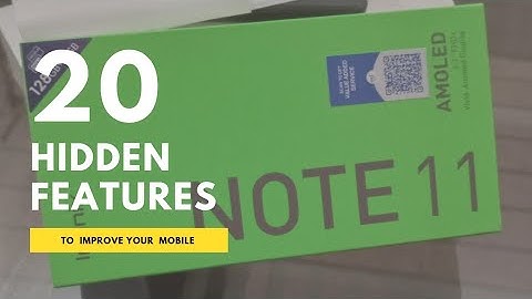Infinix Note 11 Tips & Tricks 🔥| Top 20 best features of Infinix Note 11