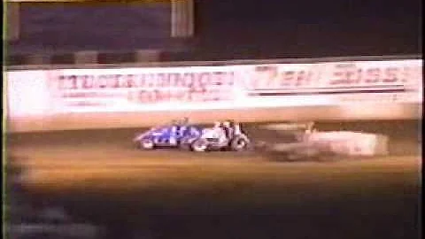 Bob Ream Jr Manzanita Speedway 2003 HUGE crash 1/2 mile, Phoenix