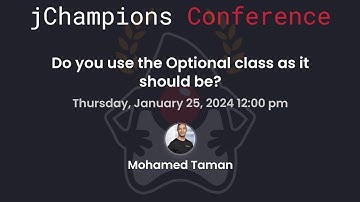 Do you use the Optional class as it should be?