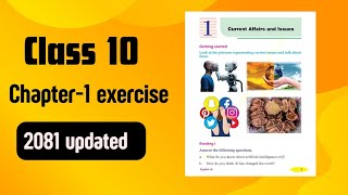 Class Ten English Chapter-1 Exercise | Current Affairs And Issues | SEE 2081 | Books Guide Nepal