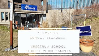 Celebrity Spectrum School of Rockford I Love My School Because Student Work Samples! Profile