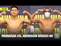 Jaime Munguia & Tureano Johnson Weigh-In, Face Off Ahead of Middleweight Showdown