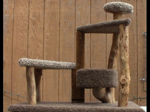 cat tree build material recycled