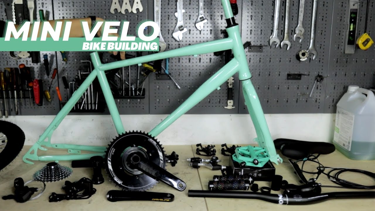 Mini Velo Bike Building  Sensah RX10 Groupset & Reusing components 