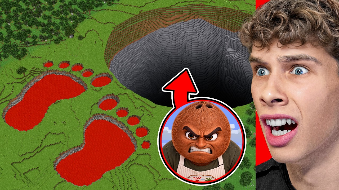 Encontré las HUELLAS de los MONSTRUOS más Famosos de Minecraft!