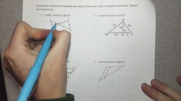 Geo 8.2/8.3 Notes: Proving Triangle Similarity (AA, SSS, and SAS)