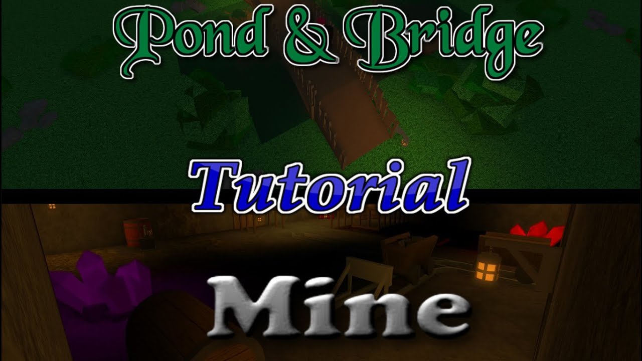 How to make a Pond and Bridge + Mine Roblox Theme Park Tycoon S1 E7