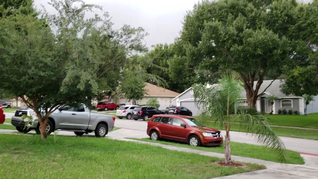 Florida Weather Loud Lightning and Thunder 07/29/18