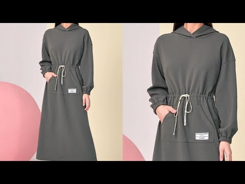 قص وخياطة موديل بناتى رائع جدا بكل تفاصيله بطريقة مبسطة جدا للمبتدئين 