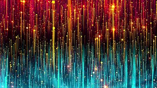 4K Screensaver | Raising Colorful Lights Particles – Psychedelic VJ Loop (No Sound)