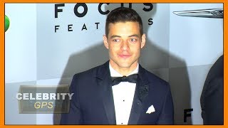 RAMI MALEK FALLS  off OSCAR STAGE - Hollywood TV