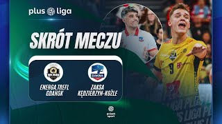 SKRÓT: Energa Trefl Gdańsk - ZAKSA Kędzierzyn-Koźle | PLUSLIGA
