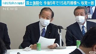 国土強靭化事業　5年間で15兆円規模　自公が一致(2020年11月10日)