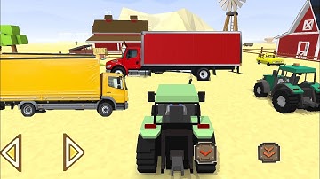 I was selling the harvested grain to a cow farm - Blocky Farm & Racing UPDATE 2021