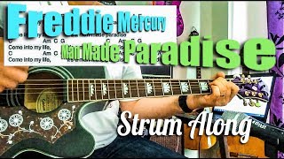 Man Made Paradise - Freddie Mercury - Guitar Strum Along Chords