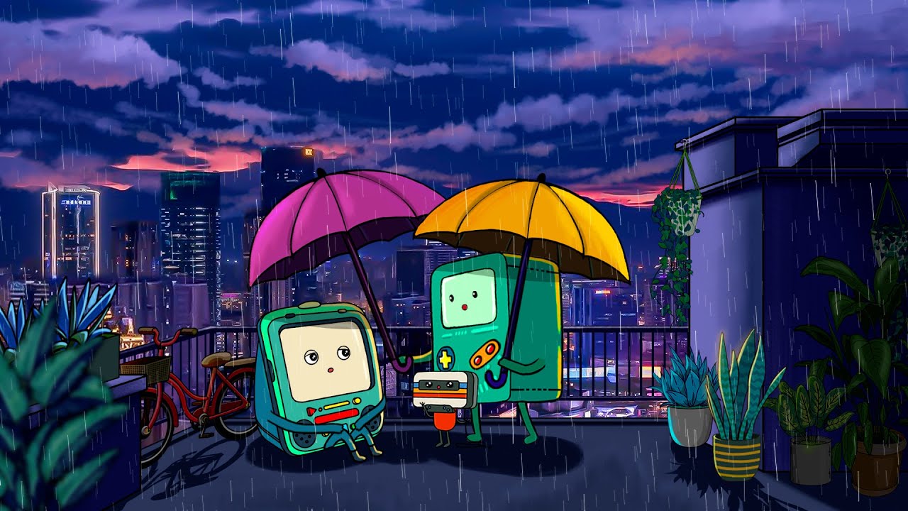 late night vibes - rainy night lofi hip hop [ chill beats to work/relax ...