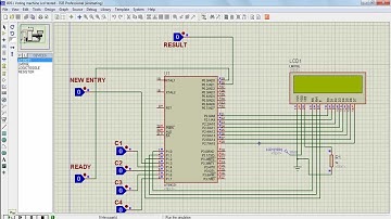 LCD based voting machine using 8051
