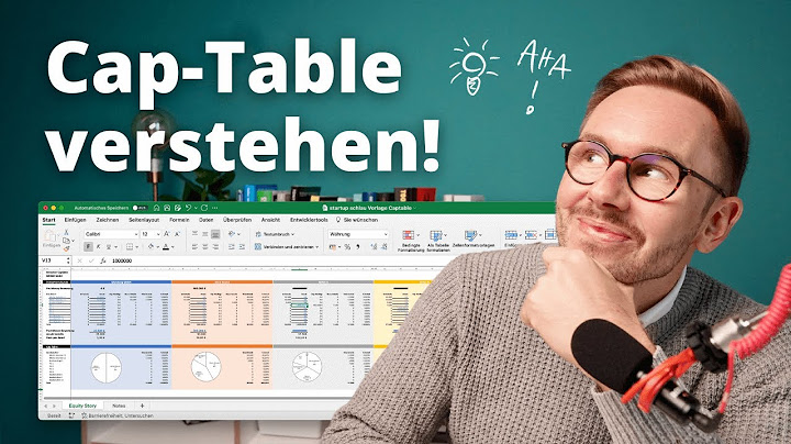 😎 Cap Table verstehen: Von der Gründung bis zum EXIT