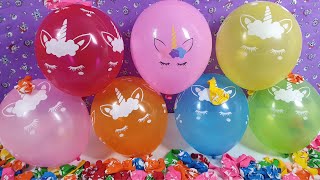 FUN UNICORN BALLOONS POPPING #satisfying #asmr#popping #balloon #color #fun#happy#blowup screenshot 2